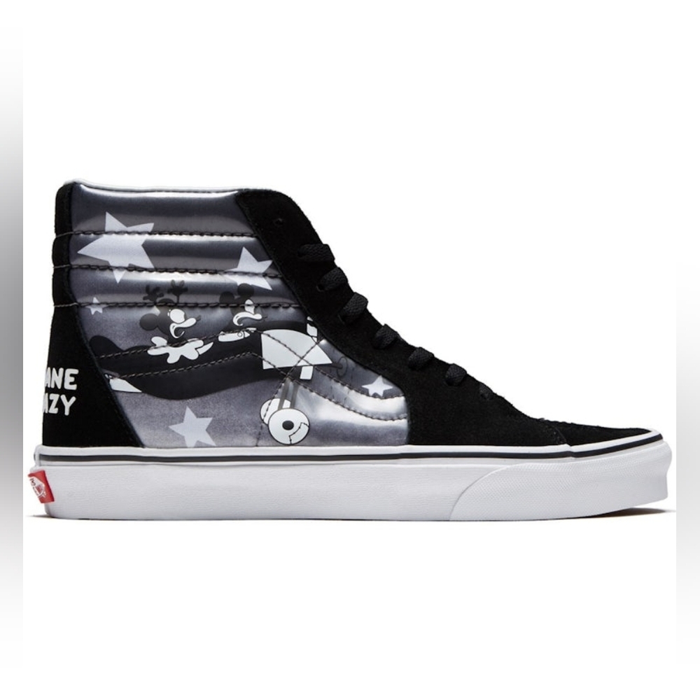 Vans × Disney Unisex Ski8-Hi Plane Crazy Sneaker M10.5 WN12